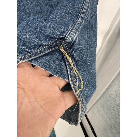 CPO Provisions Tactical Utility Denim L/S Button down Shirt Mens L Vintage Y2K - Picture 4 of 12